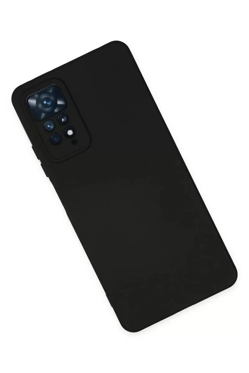 Mey İthalat® Redmi Note 11 Pro Kılıf Nano içi Kadife Silikon - Siyah