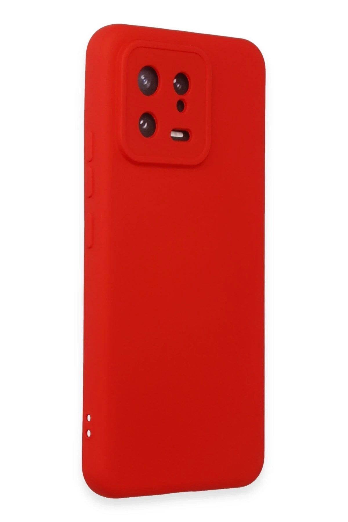 Mey İthalat® Mi 13 Kılıf Nano içi Kadife Silikon - Kırmızı