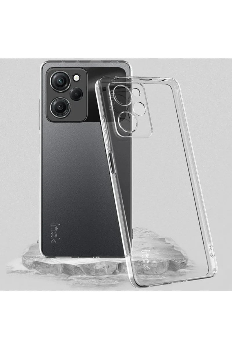 Mey İthalat® Poco X5 Pro 5G Kılıf Lüx Şeffaf Silikon
