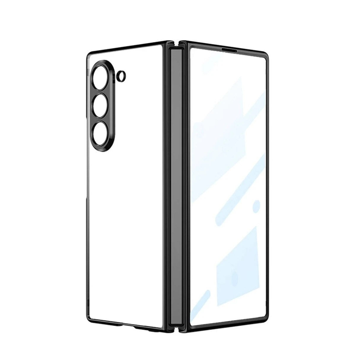 Mey İthalat® Samsung Galaxy Z Fold 5 Kılıf Fold Element Kapak - Siyah