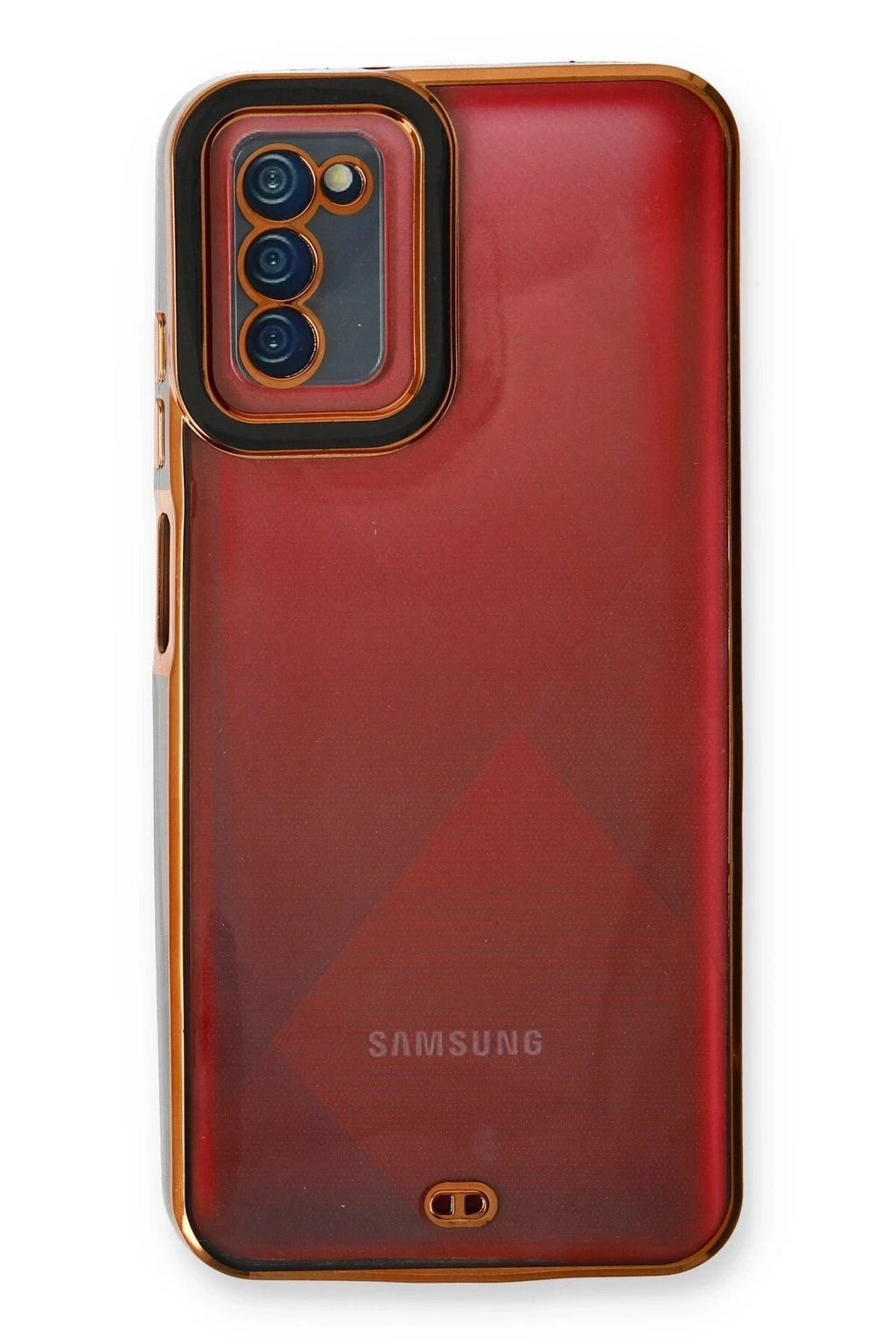 Mey İthalat® Samsung Galaxy A03S Kılıf Liva Lens Silikon - Siyah