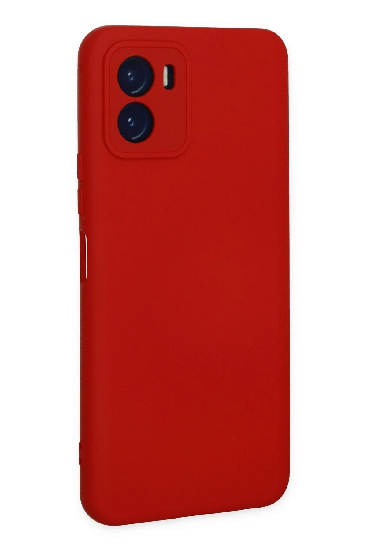 Mey İthalat® Vivo Y15S Kılıf Nano içi Kadife Silikon - Kırmızı