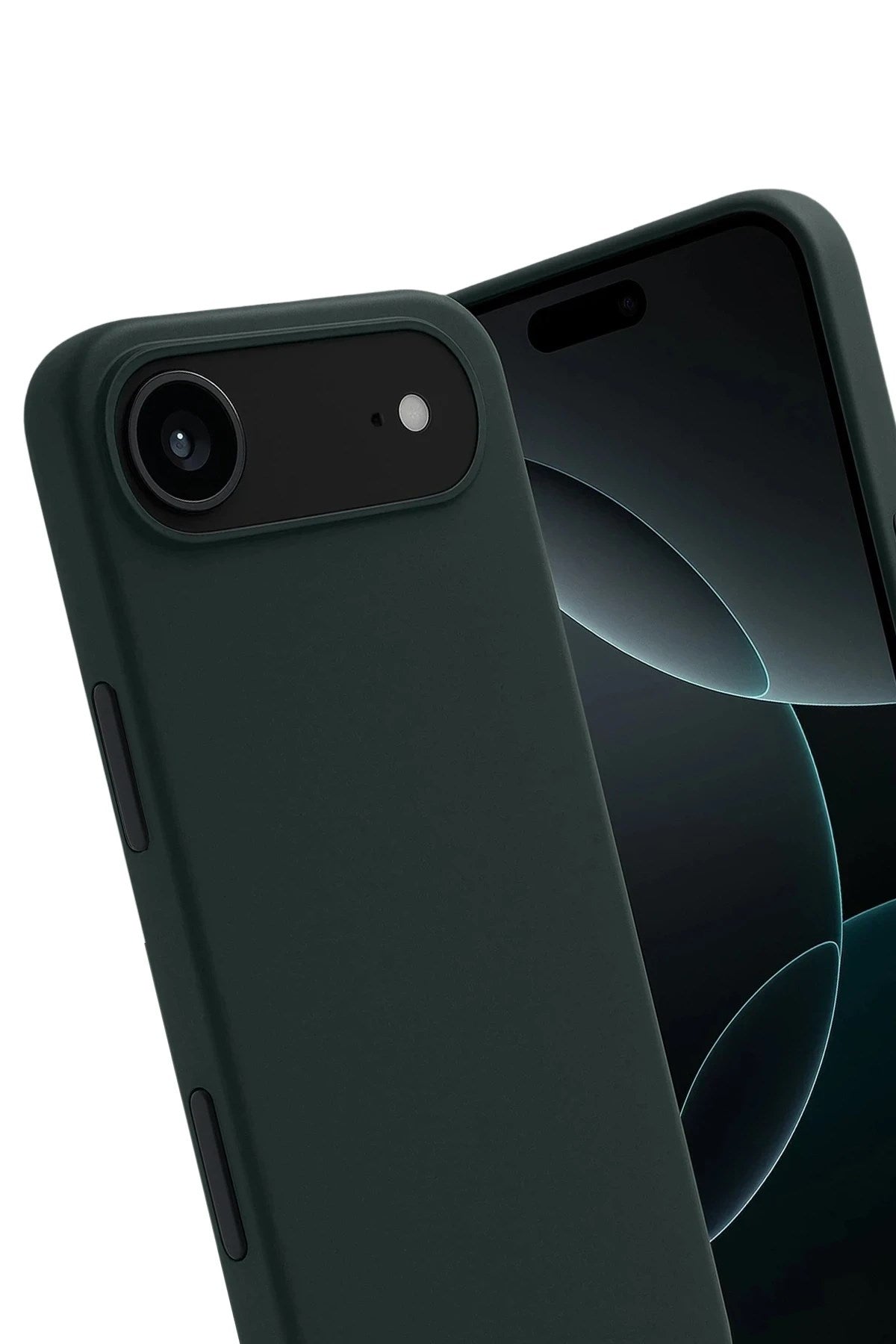 Mey İthalat® iPhone 17 Air First Silikon - Koyu Yeşil