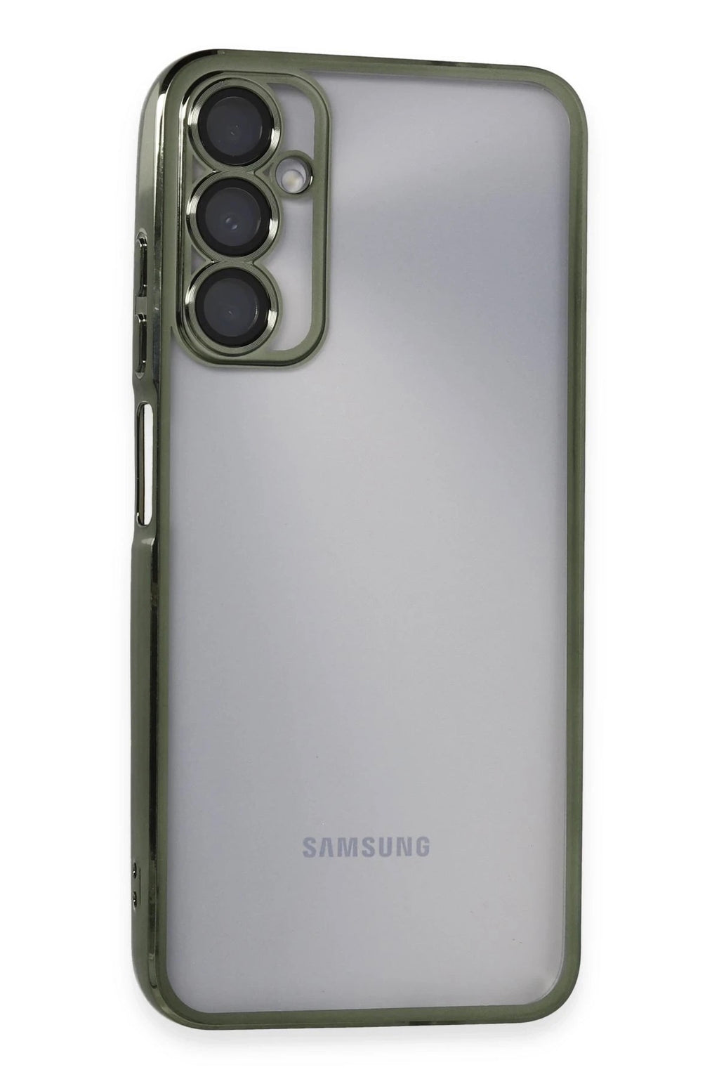 Mey İthalat® Samsung Galaxy A05S Kılıf Lensli Silikon - Yeşil