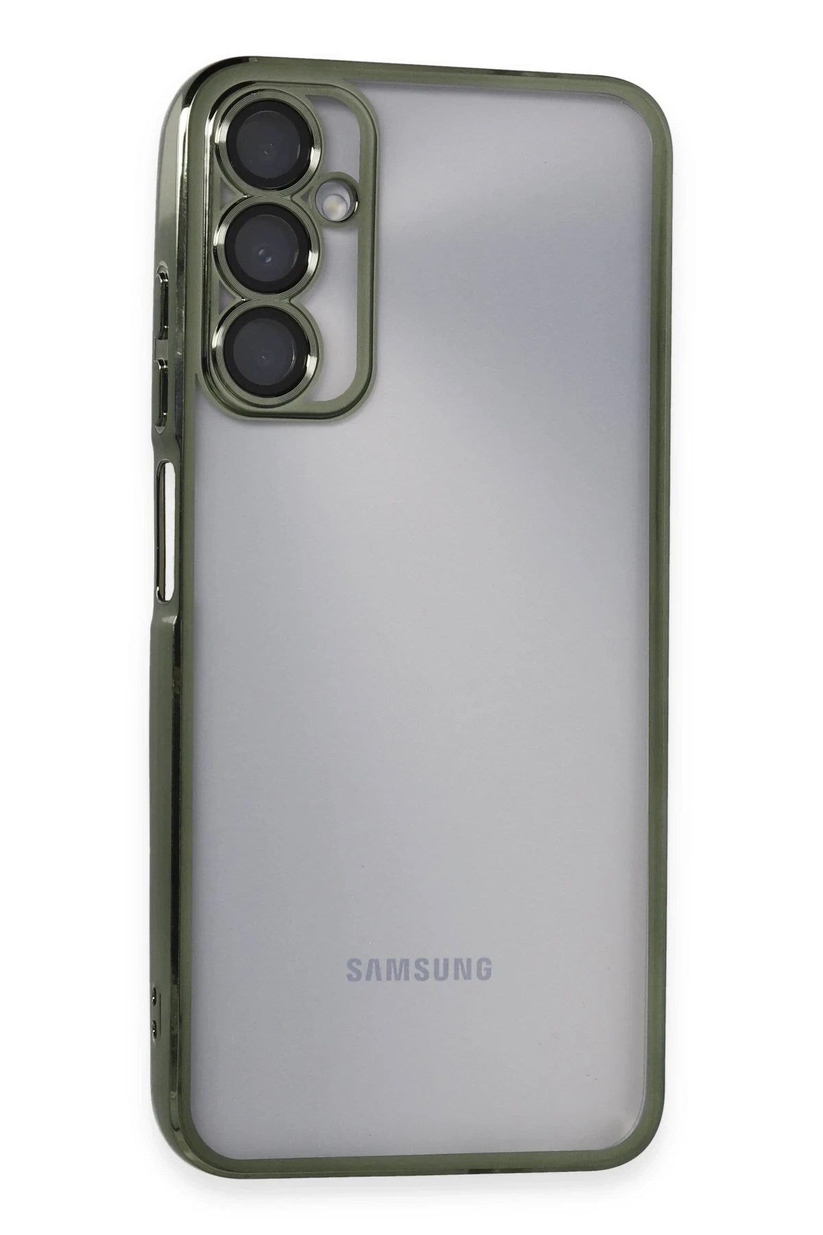 Mey İthalat® Samsung Galaxy A05S Kılıf Lensli Silikon - Yeşil