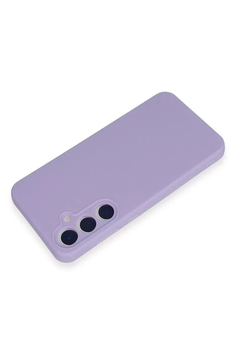 Mey İthalat® Samsung Galaxy A35 5G Kılıf Nano içi Kadife Silikon - Lila