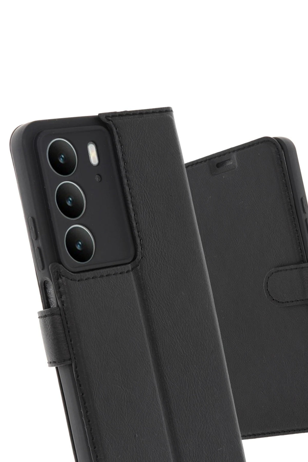 Mey İthalat® Realme C75 4G Trend S Plus Kapaklı Kılıf - Siyah