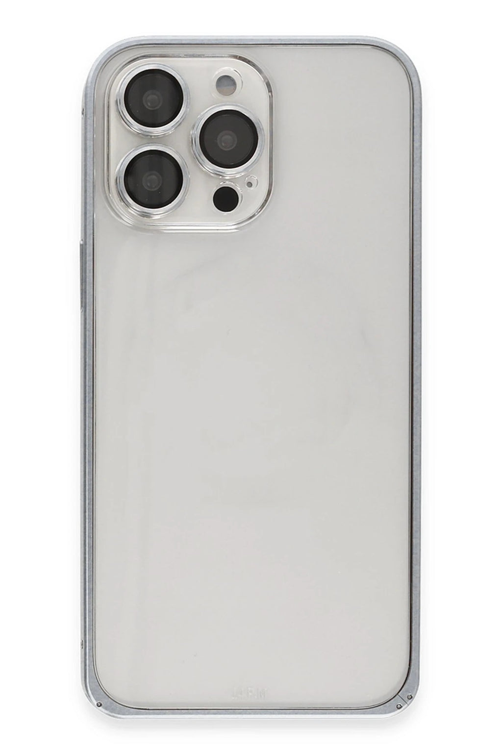 Mey İthalat® iPhone 15 Pro Metal Bumper Mat Kapak - Gri
