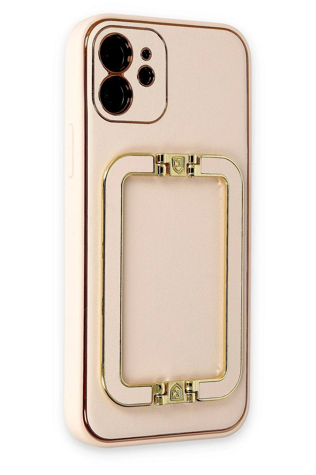 Mey İthalat® iPhone 12 Kılıf Coco Elit Kapak - Gold
