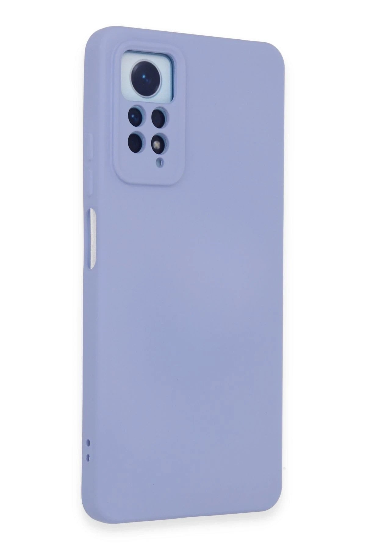 Mey İthalat® Redmi Note 12 Pro 4G Kılıf Nano içi Kadife Silikon - Lila