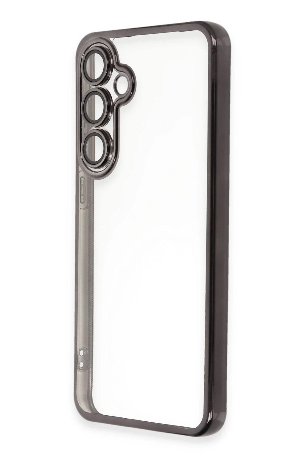 Mey İthalat® Samsung Galaxy S24 FE Kılıf Lensli Silikon - Siyah