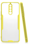 Mey İthalat® Redmi 9 Kılıf Platin Silikon - Sarı