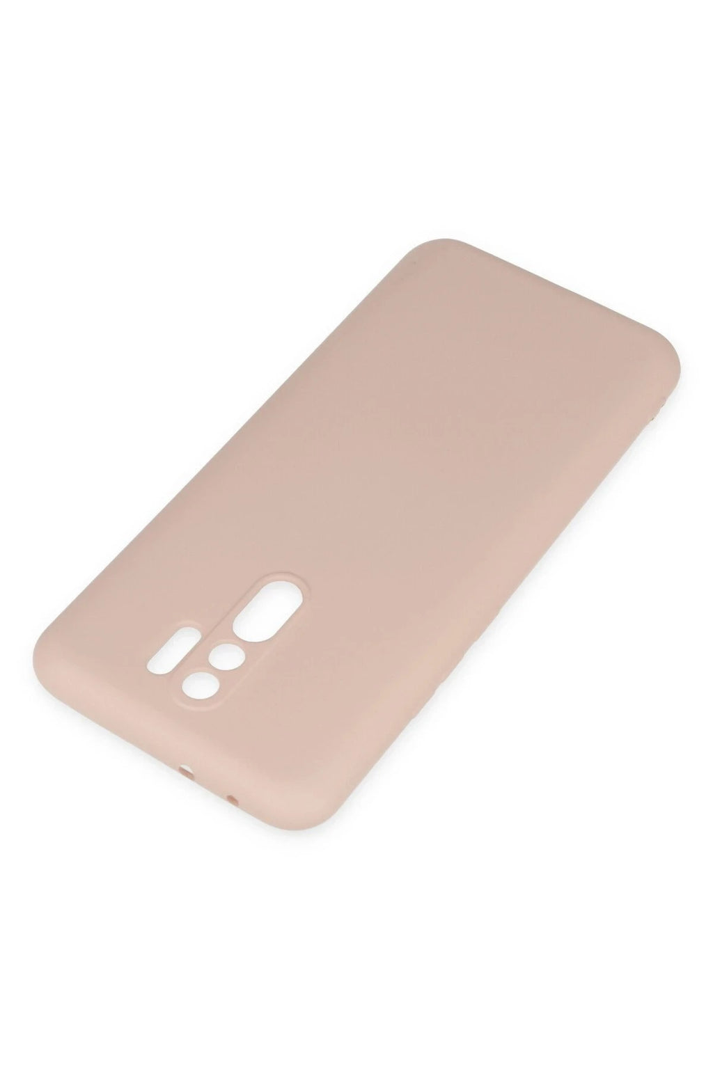 Mey İthalat® Redmi 9 Kılıf Nano içi Kadife Silikon - Pudra
