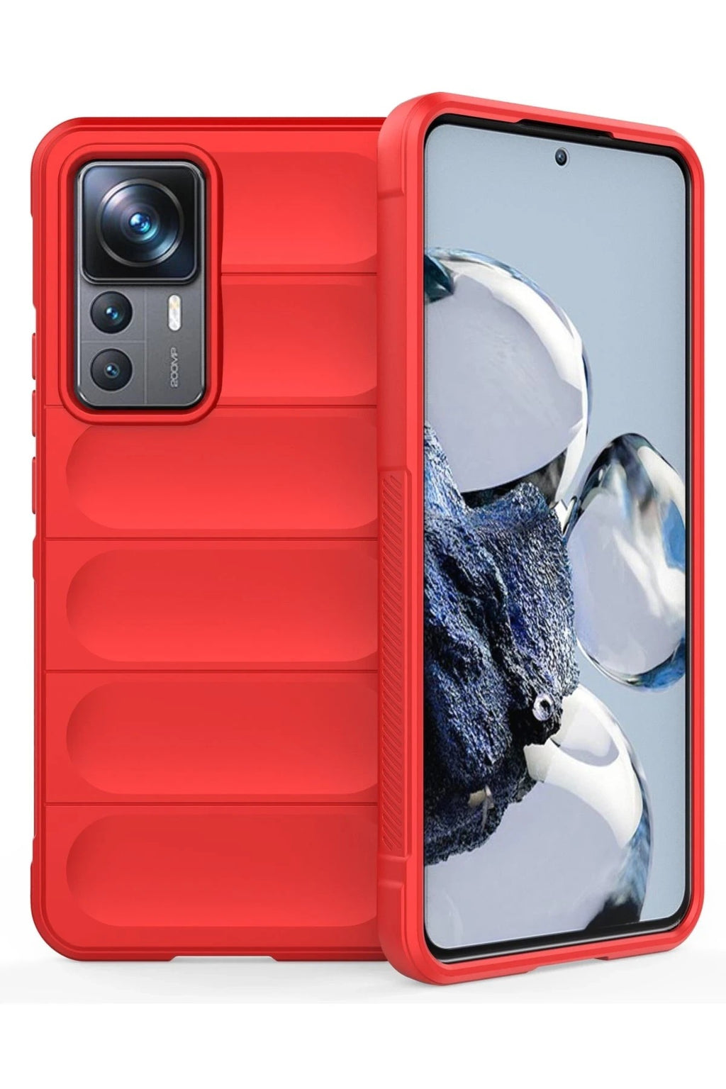 Mey İthalat® Mi 12T Pro Kılıf Optimum Silikon - Kırmızı