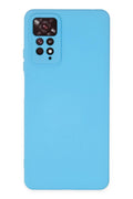 Mey İthalat® Redmi Note 11 Pro Kılıf Nano içi Kadife Silikon - Mavi