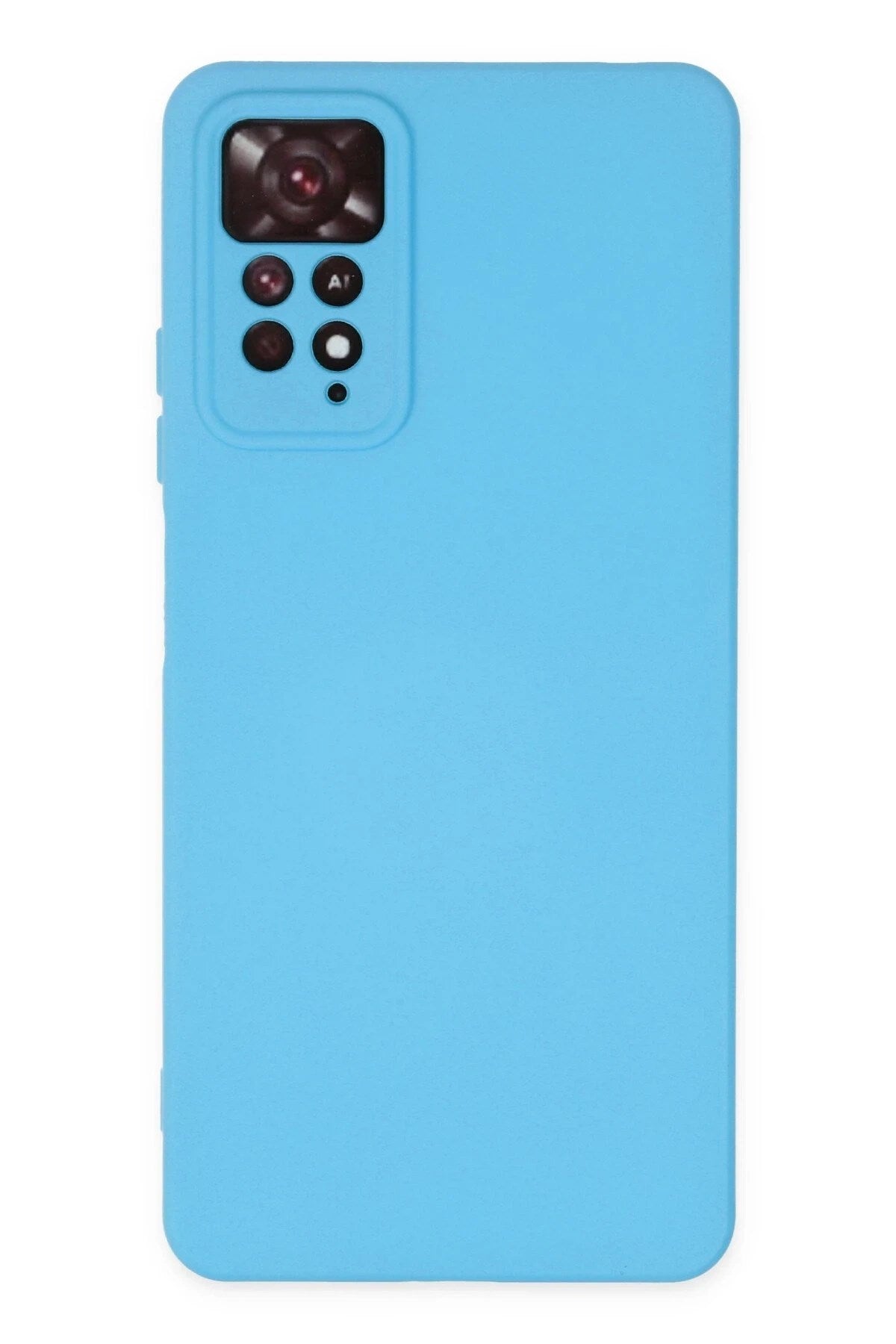 Mey İthalat® Redmi Note 11 Pro Kılıf Nano içi Kadife Silikon - Mavi