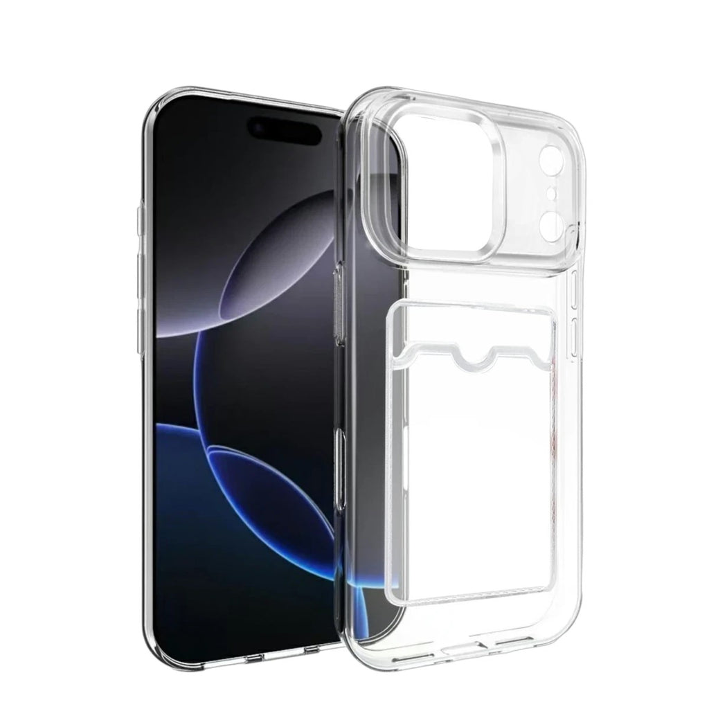 Mey İthalat® iPhone 17 Pro Max Kart Şeffaf Silikon - Şeffaf