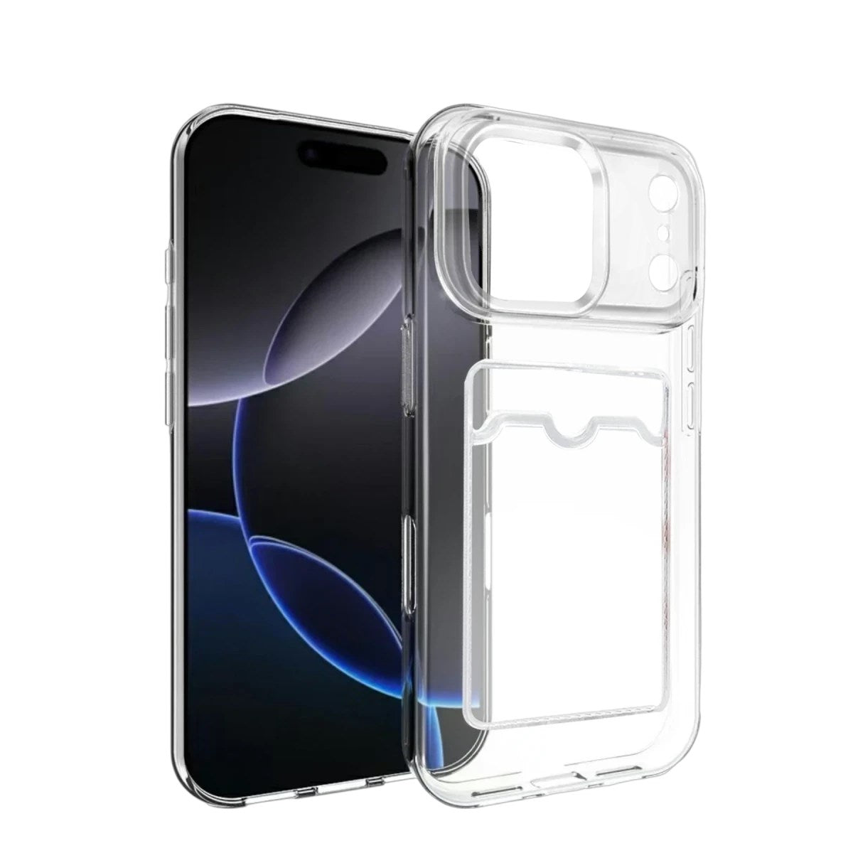 Mey İthalat® iPhone 17 Pro Max Kart Şeffaf Silikon - Şeffaf