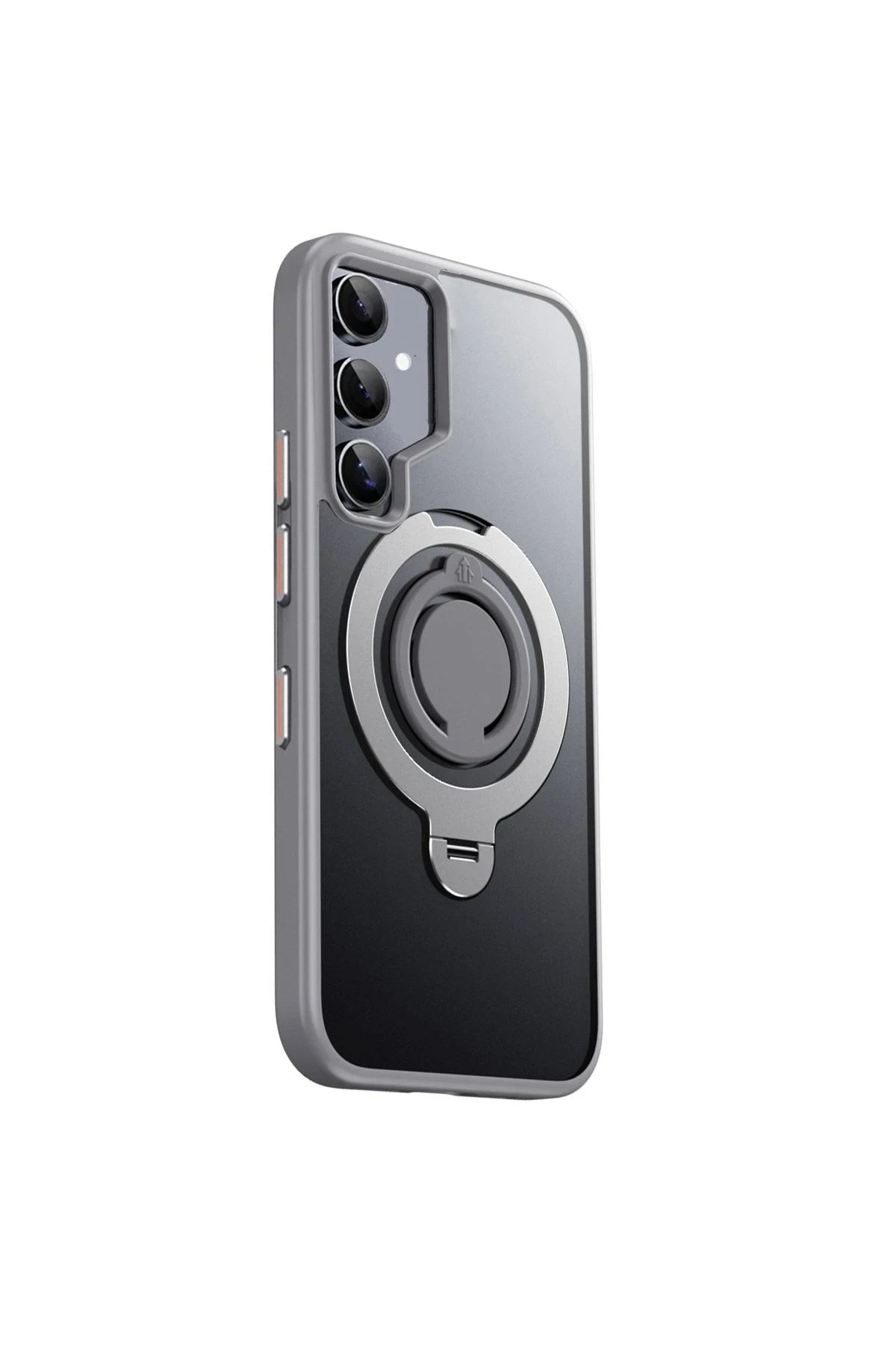 Mey İthalat® Samsung Galaxy S24 Avatar 360 Dönen Magsafe Kapak - Titan Gri