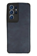 Mey İthalat® Samsung Galaxy S21 Ultra Kılıf Loop Deri Silikon - Lacivert