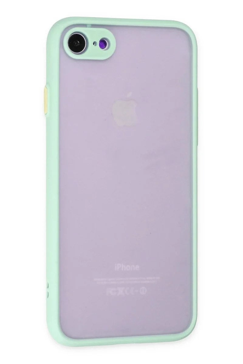 Mey İthalat® iPhone 7 Kılıf Montreal Silikon Kapak - Turkuaz