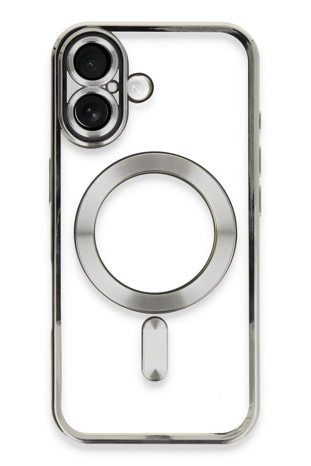 Mey İthalat® iPhone 16 Plus Kılıf Kross Magneticsafe Kapak - Gümüş