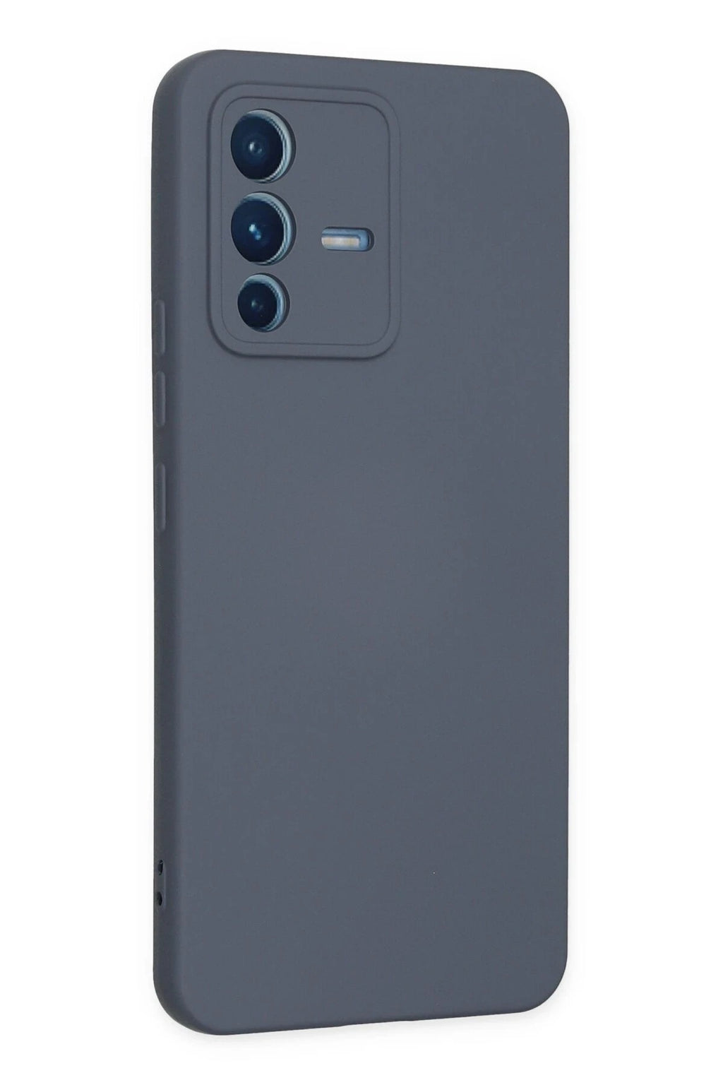 Mey İthalat® Vivo V23 5G Kılıf Nano içi Kadife Silikon - Gri