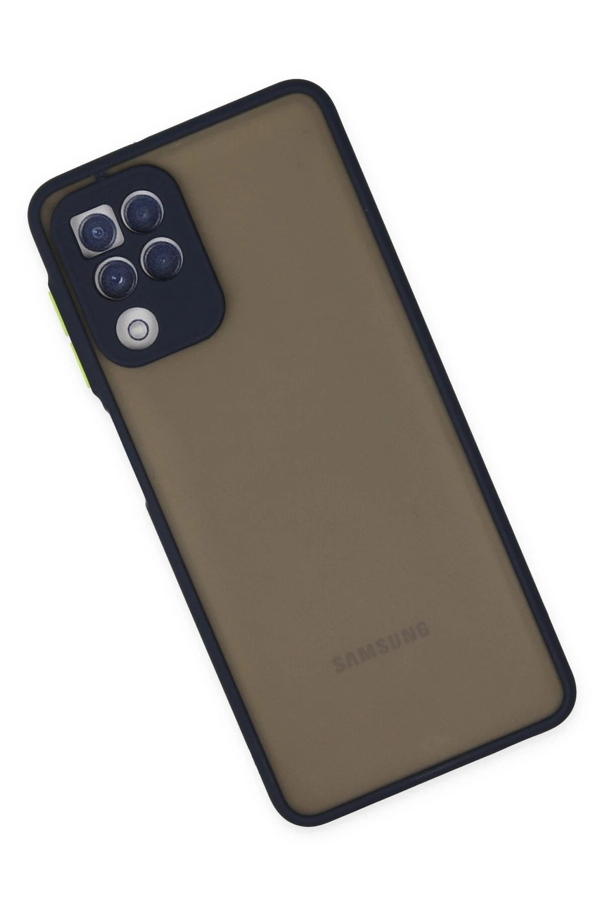Mey İthalat® Samsung Galaxy A22 Kılıf Montreal Silikon Kapak - Lacivert