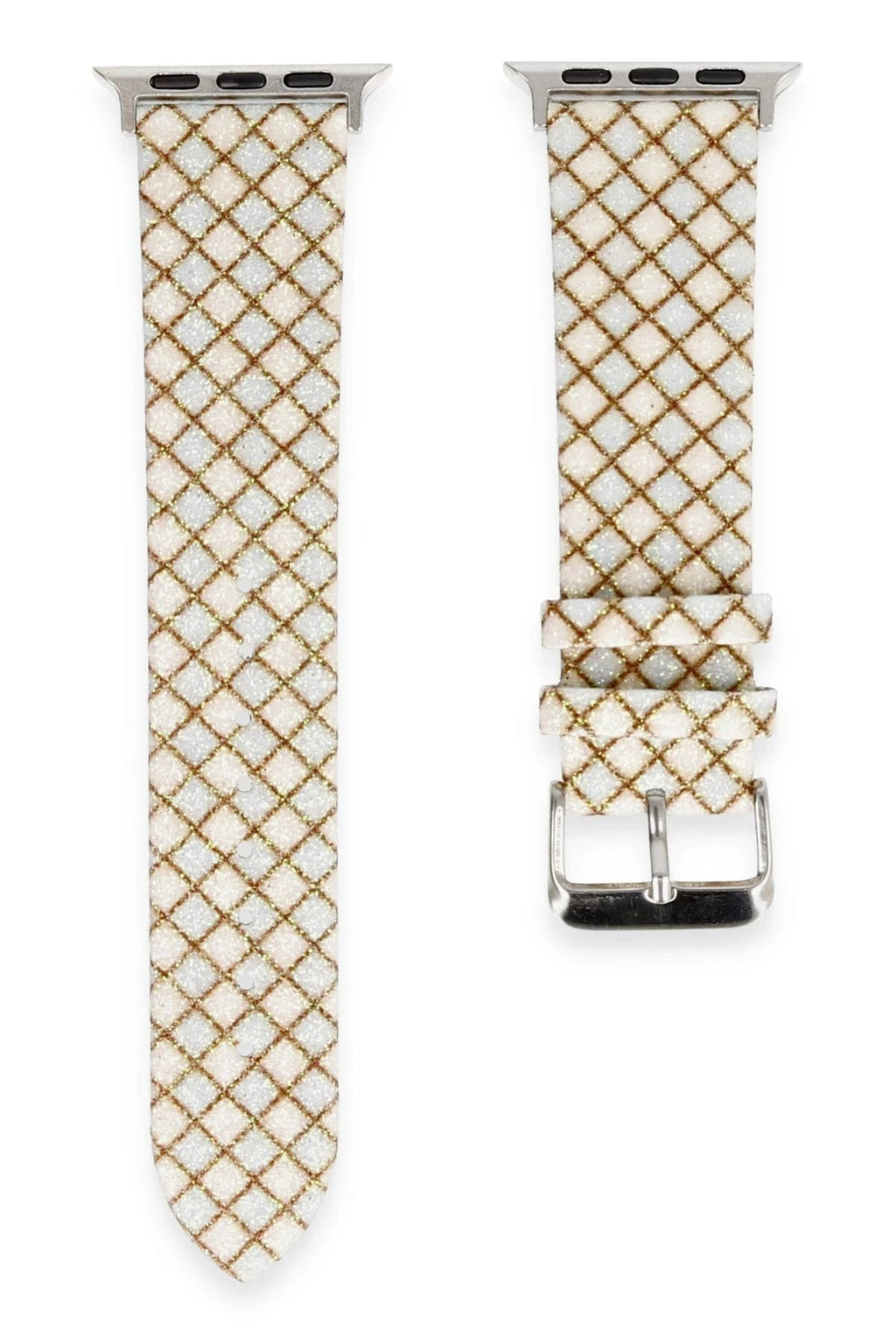 Mey İthalat® Watch 42mm Karo Motif Kordon - Mavi