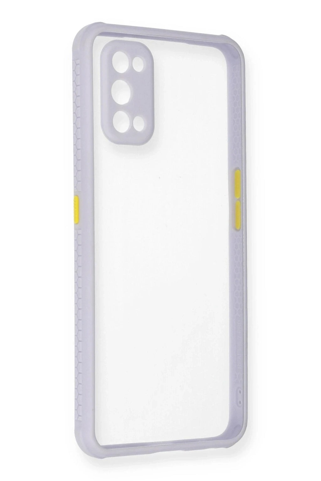Mey İthalat® Realme 7 Pro Kılıf Miami Şeffaf Silikon - Lila
