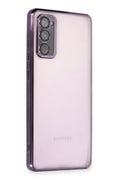 Mey İthalat® Samsung Galaxy S20 FE Kılıf Lensli Silikon - Mor