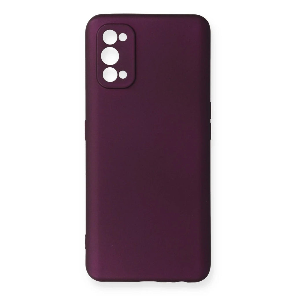 Mey İthalat® Realme 7 Pro Kılıf First Silikon - Mürdüm