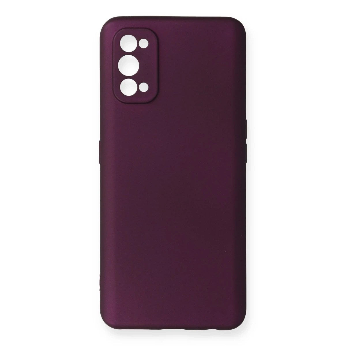 Mey İthalat® Realme 7 Pro Kılıf First Silikon - Mürdüm