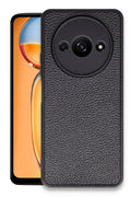 Mey İthalat® Redmi A3 4G Kılıf Aras Deri Kapak - Siyah