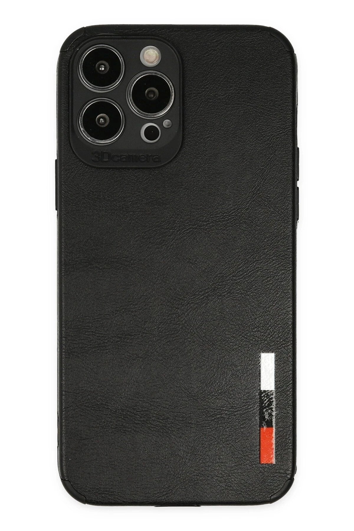 Mey İthalat® iPhone 13 Pro Max Kılıf Loop Deri Silikon - Siyah