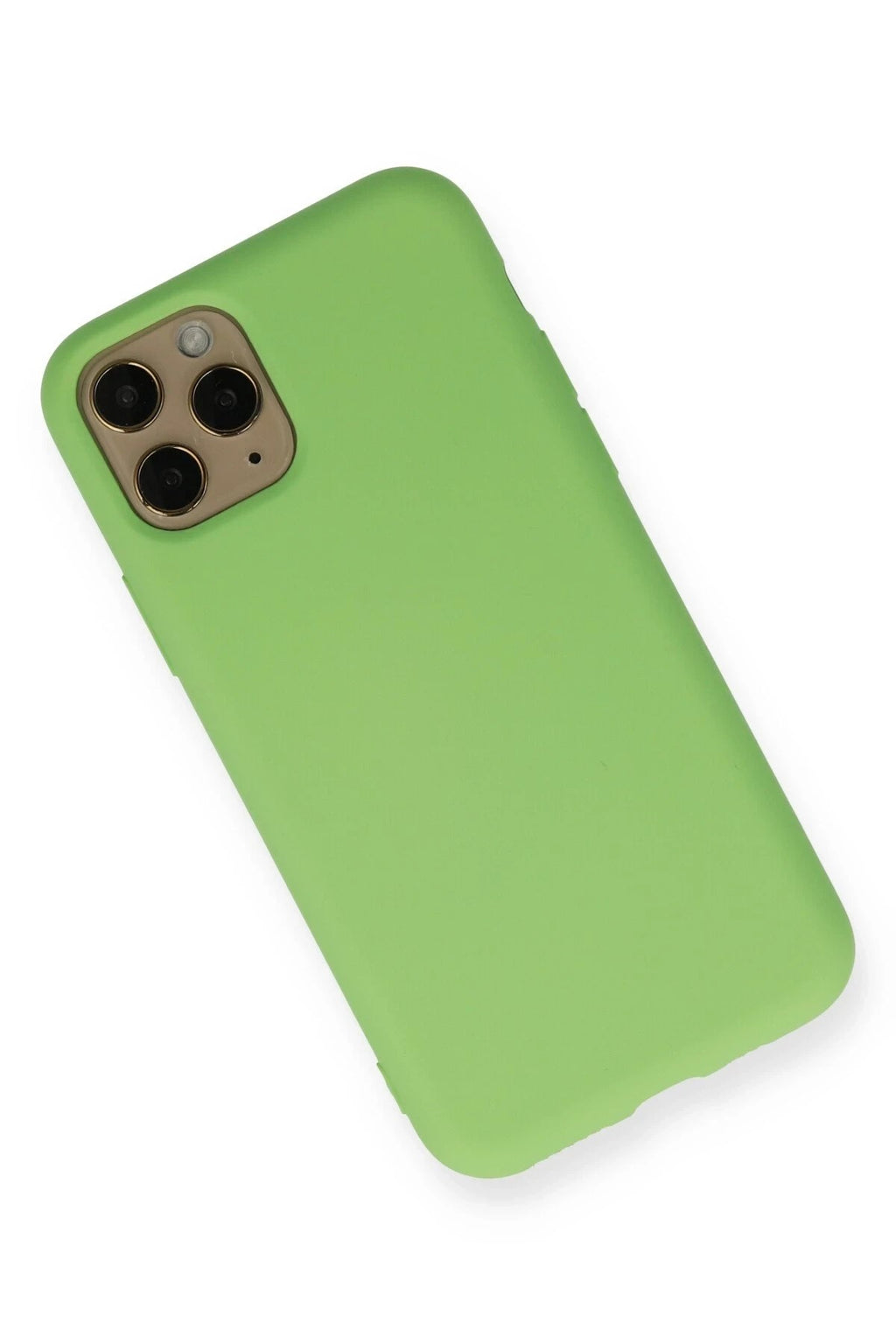 Mey İthalat® iPhone 11 Pro Kılıf Nano içi Kadife Silikon - Yeşil