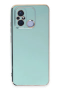 Mey İthalat® Redmi 12C Kılıf Volet Silikon - Açık Yeşil