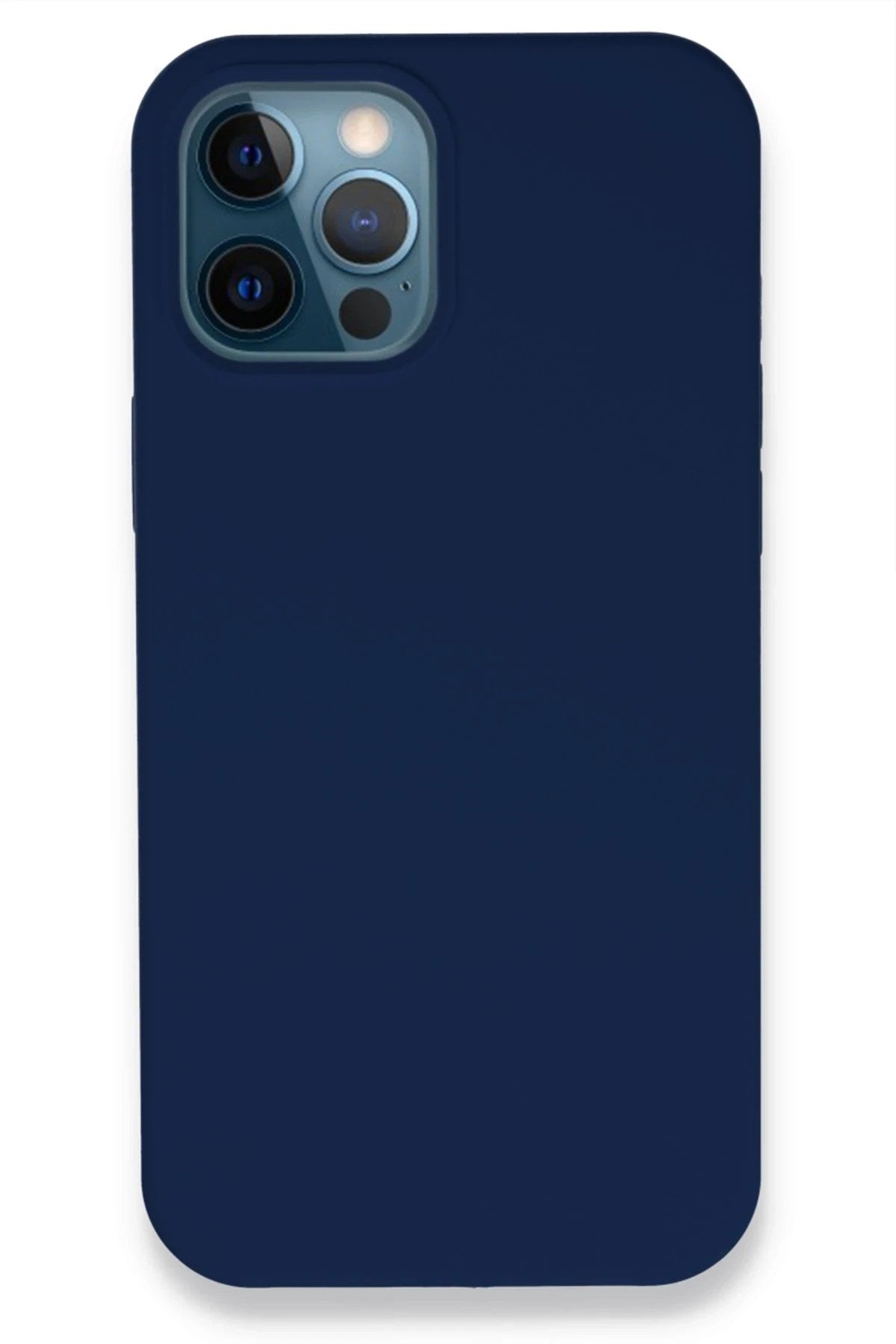 Mey İthalat® iPhone 12 Pro Kılıf Lansman Legant Silikon - Lacivert