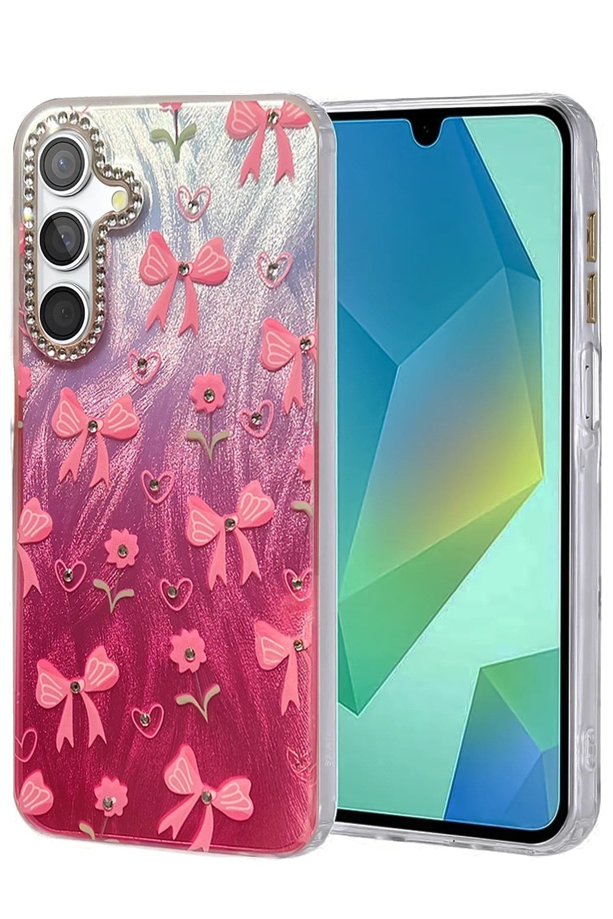 Mey İthalat® Samsung Galaxy S24 FE Kılıf Blade Aynalı Desenli Kapak - Desen 3