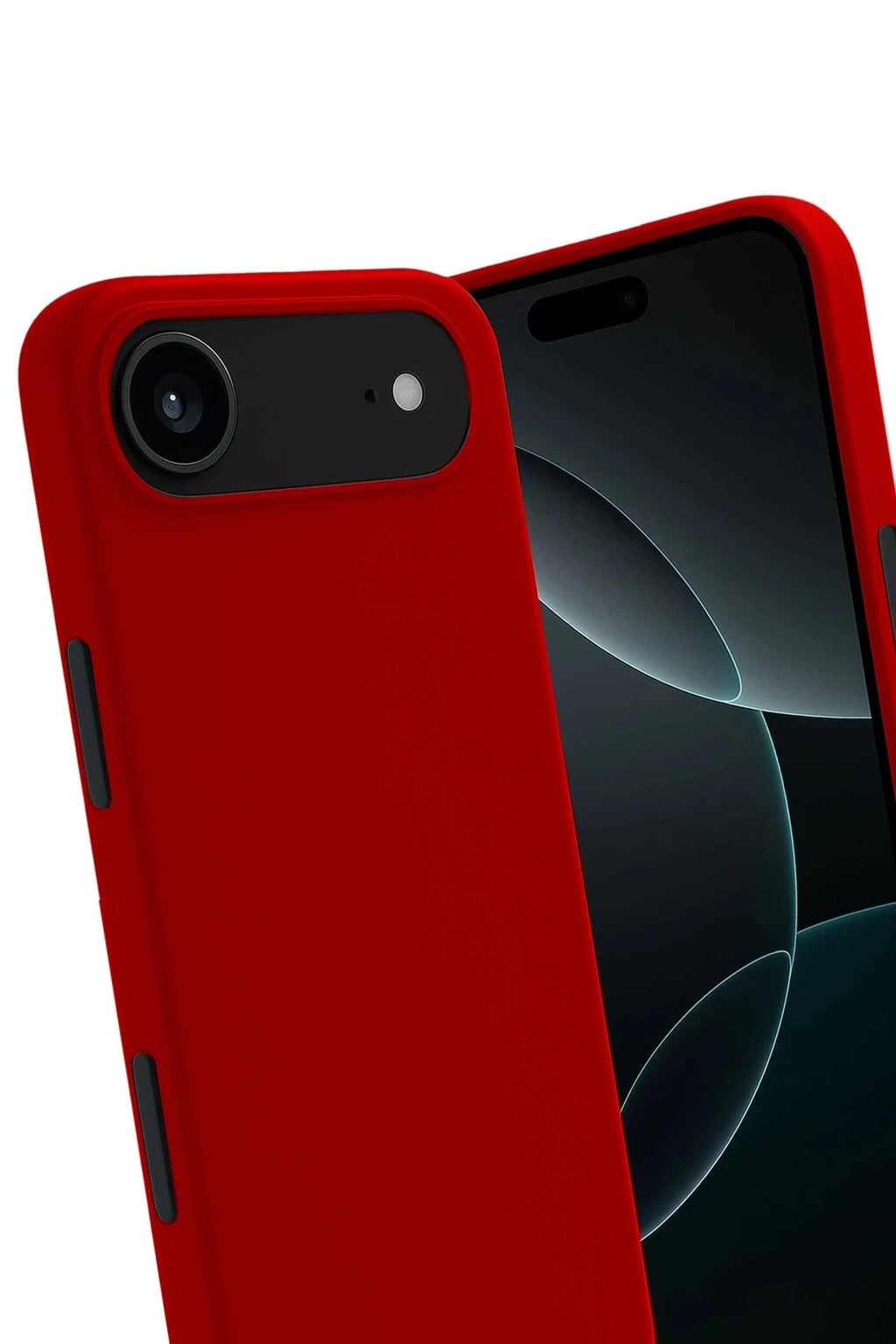 Mey İthalat® iPhone 17 Air First Silikon - Kırmızı