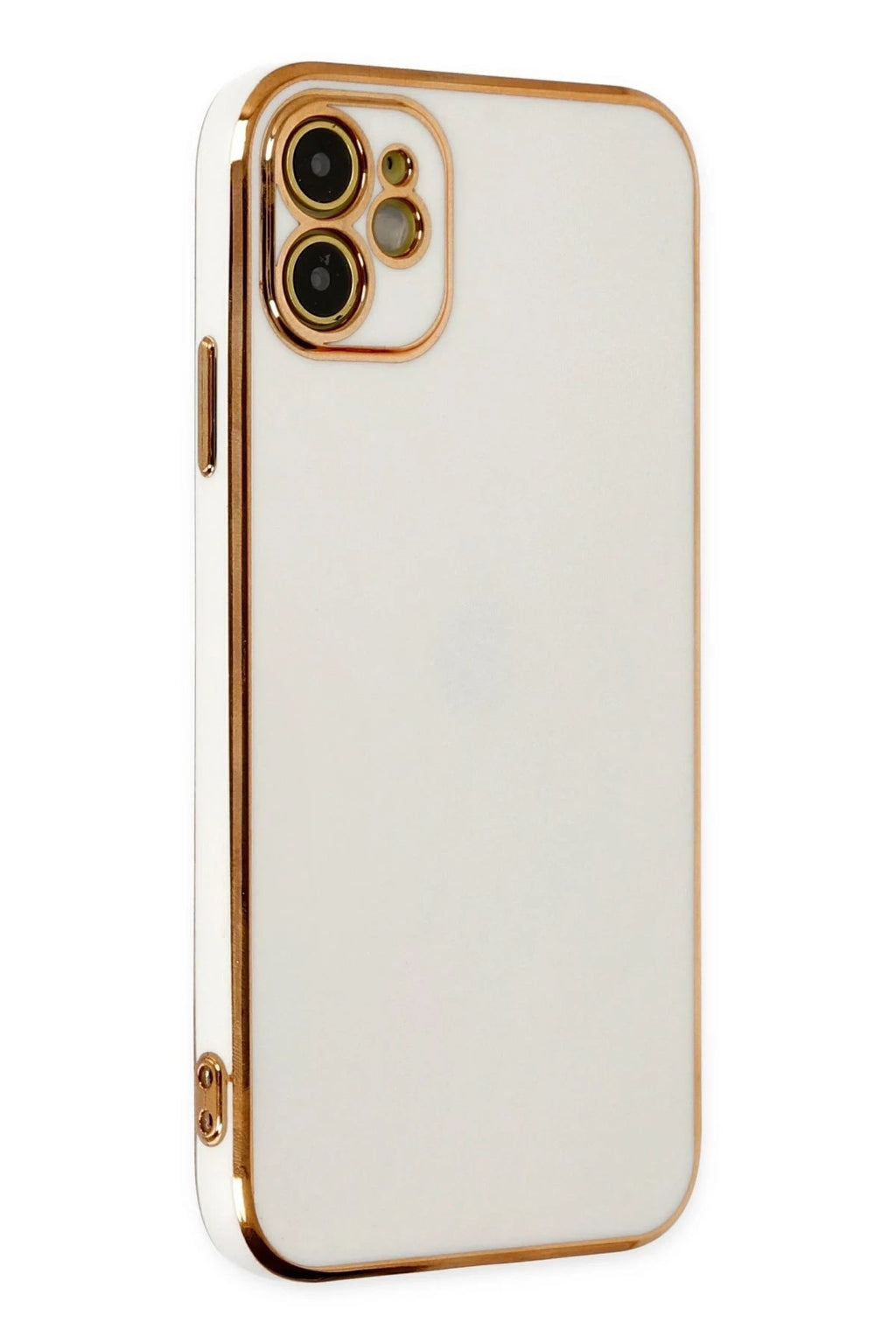 Mey İthalat® iPhone 12 Kılıf Volet Silikon - Beyaz