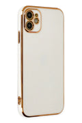 Mey İthalat® iPhone 12 Kılıf Volet Silikon - Beyaz