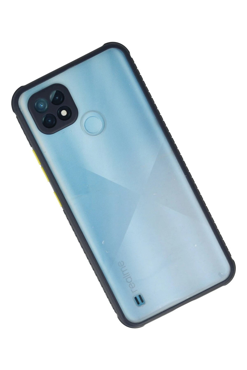 Mey İthalat® Realme C21 Kılıf Miami Şeffaf Silikon - Lacivert