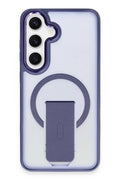 Mey İthalat® Samsung Galaxy S24 Tork Magsafe Standlı Kapak - Lacivert