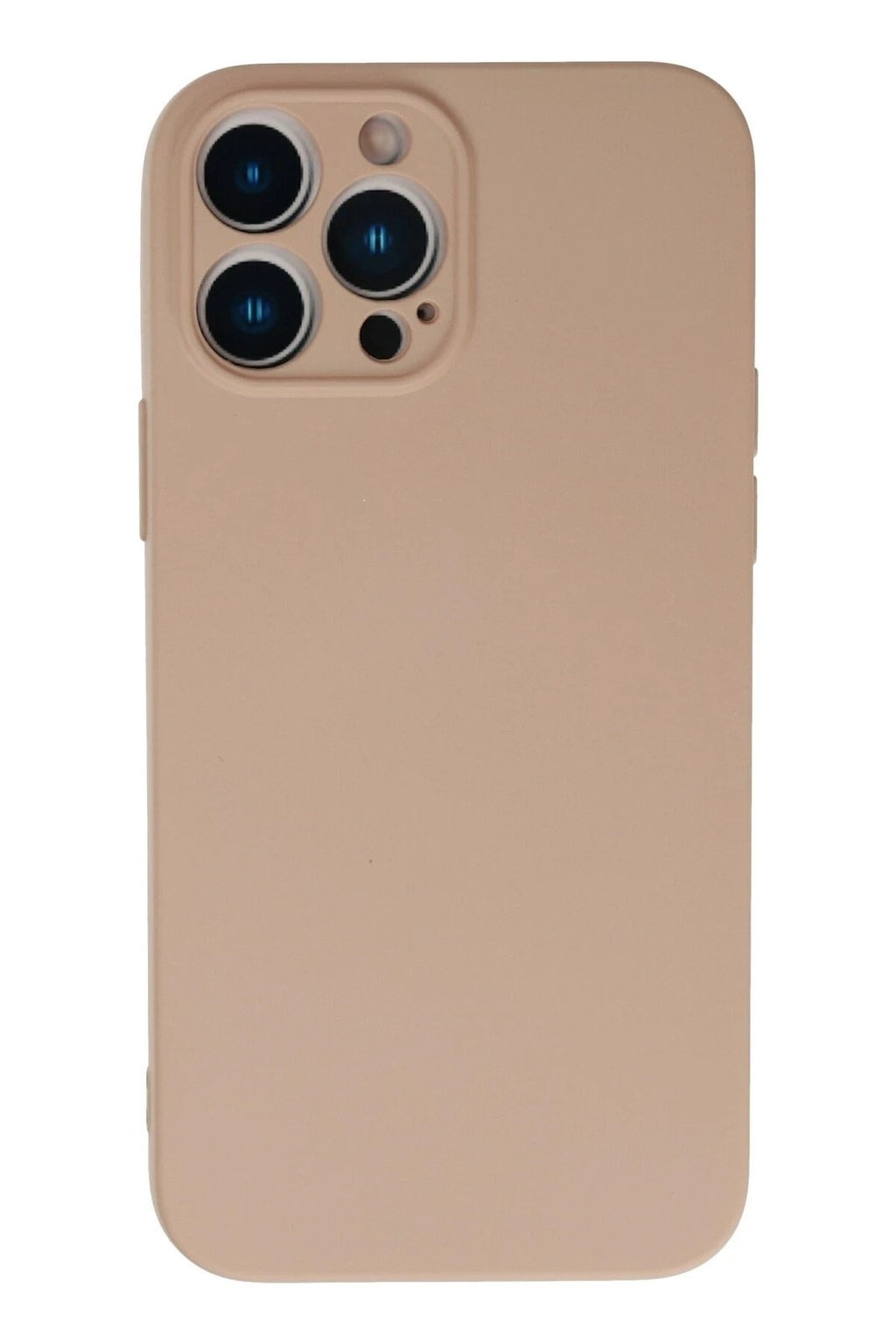 Mey İthalat® iPhone 13 Pro Max Kılıf Nano içi Kadife Silikon - Pudra