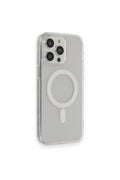 Mey İthalat® iPhone 14 Pro Kılıf Matte Şeffaf Magneticsafe - Şeffaf