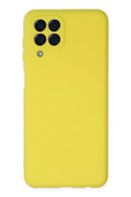 Mey İthalat® Samsung Galaxy M33 Kılıf Nano içi Kadife Silikon - Sarı