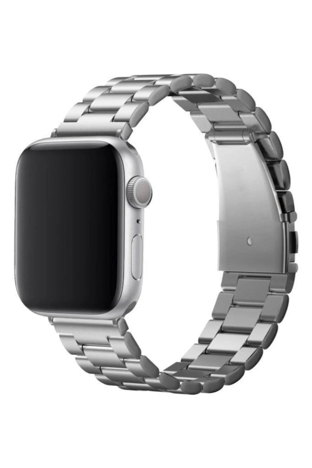 Mey İthalat® Watch 42mm Metal Baklalı Kordon - Gümüş
