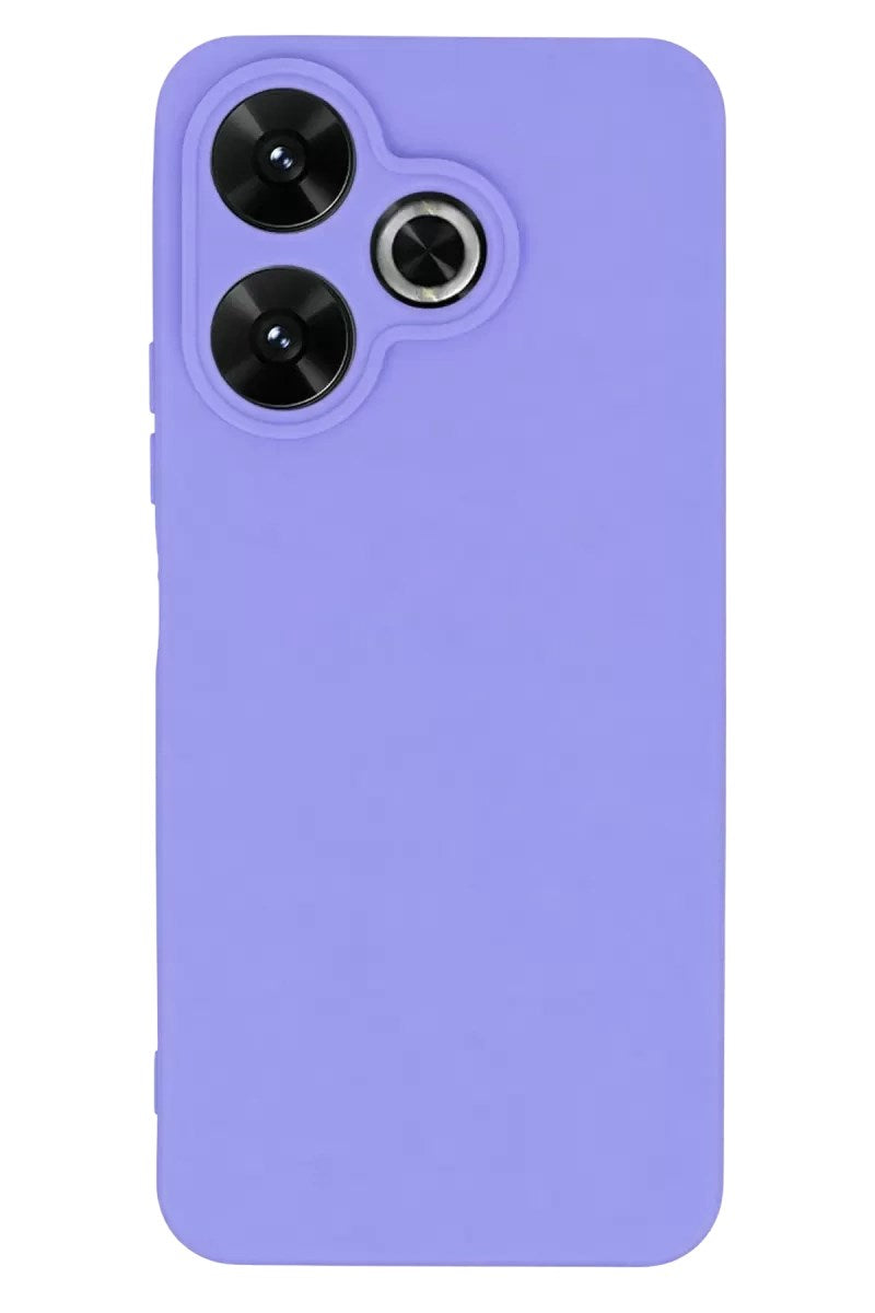 Mey İthalat® Redmi 13 4G Kılıf First Silikon - Lila