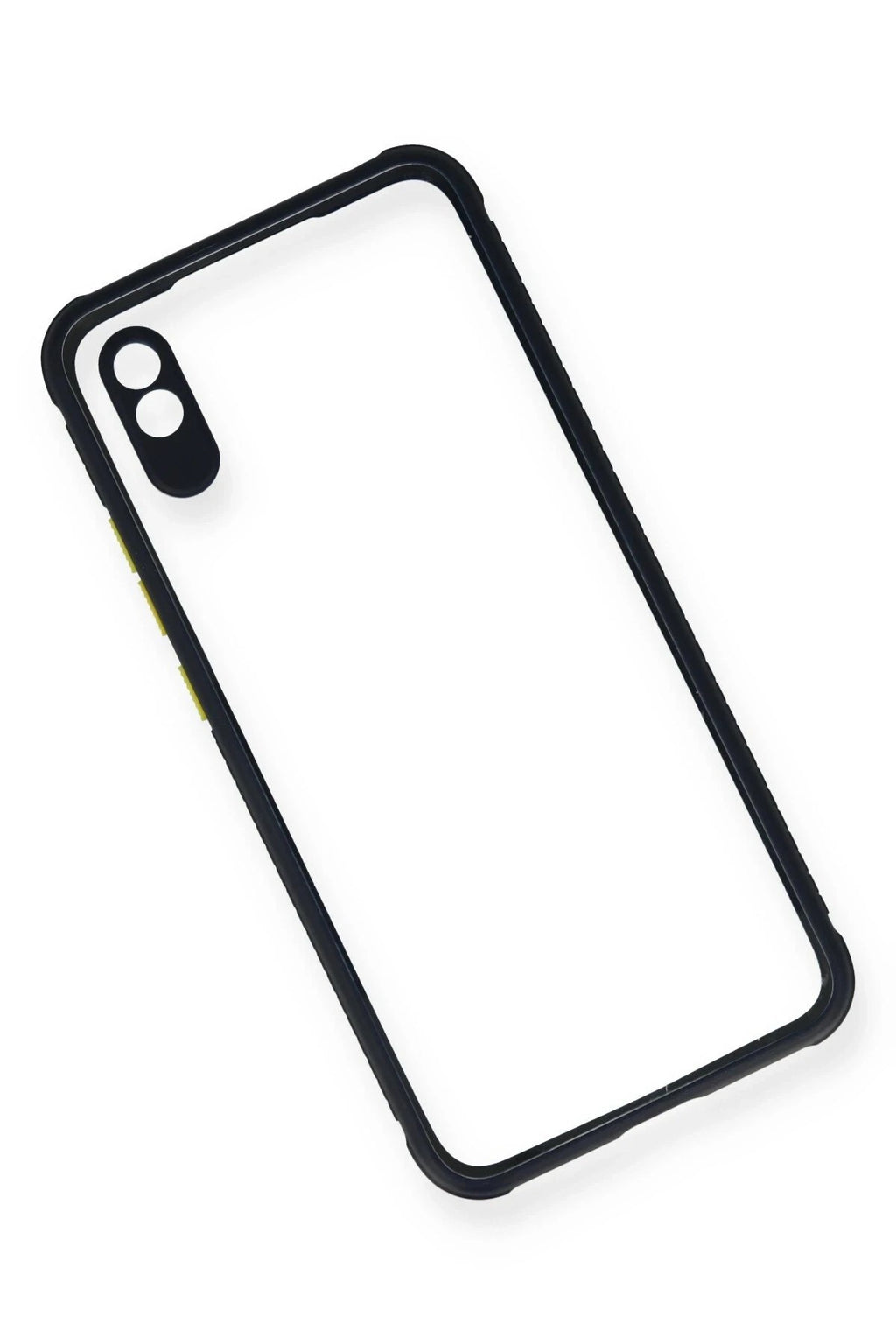 Mey İthalat® Redmi 9A Kılıf Miami Şeffaf Silikon - Lacivert